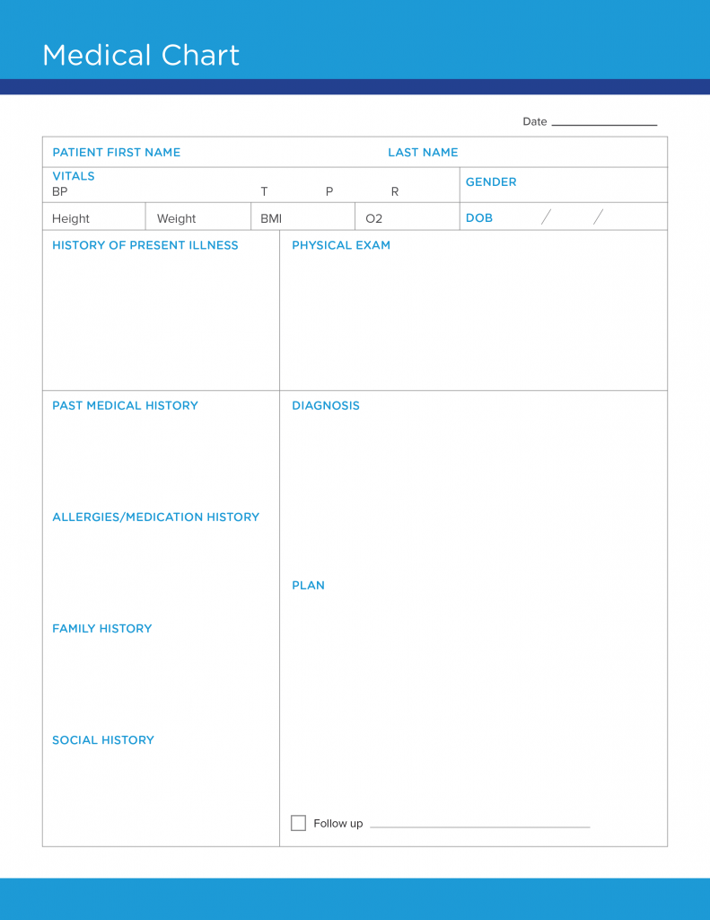 Free Medical Chart Template