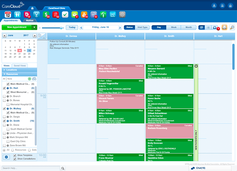 Appointments screenshot